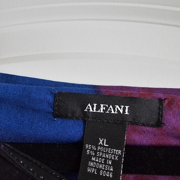 Alfani flowy print scoop neck dress XL NWoT - Picture 3 of 4